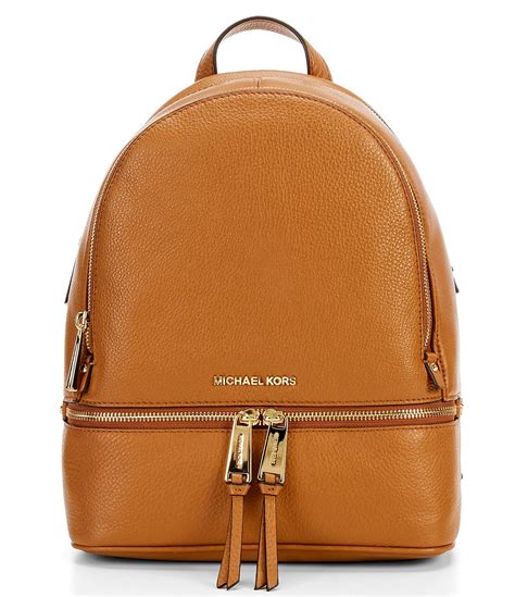 michael michael kors rhea medium quilted leather backpack|signature rhea zip medium backpack.